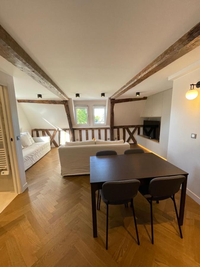 Appartement Les Hirondelles Honfleur Exterior foto