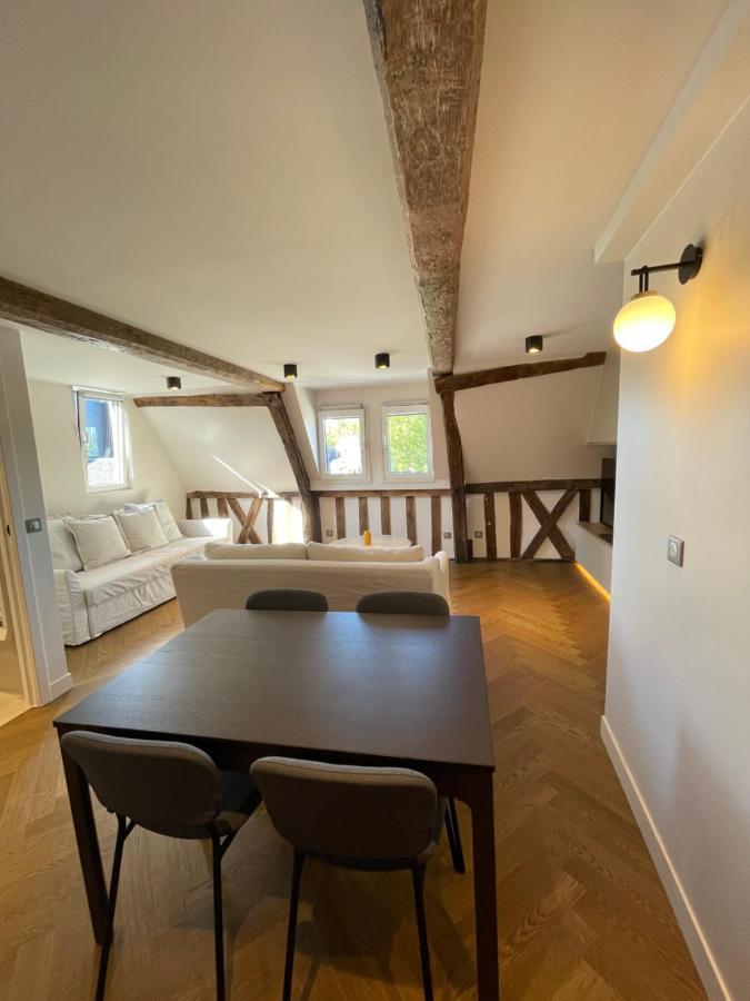 Appartement Les Hirondelles Honfleur Exterior foto