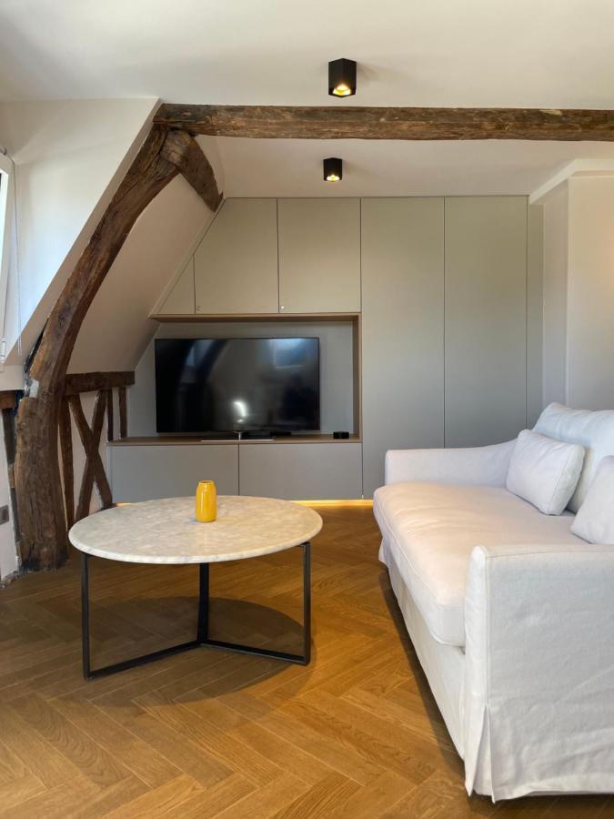 Appartement Les Hirondelles Honfleur Exterior foto