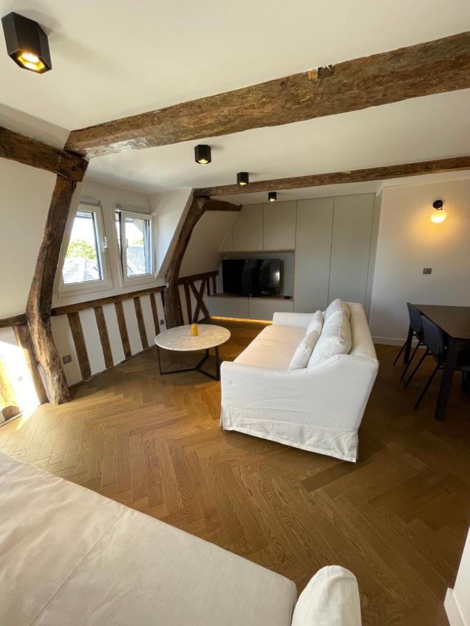 Appartement Les Hirondelles Honfleur Exterior foto
