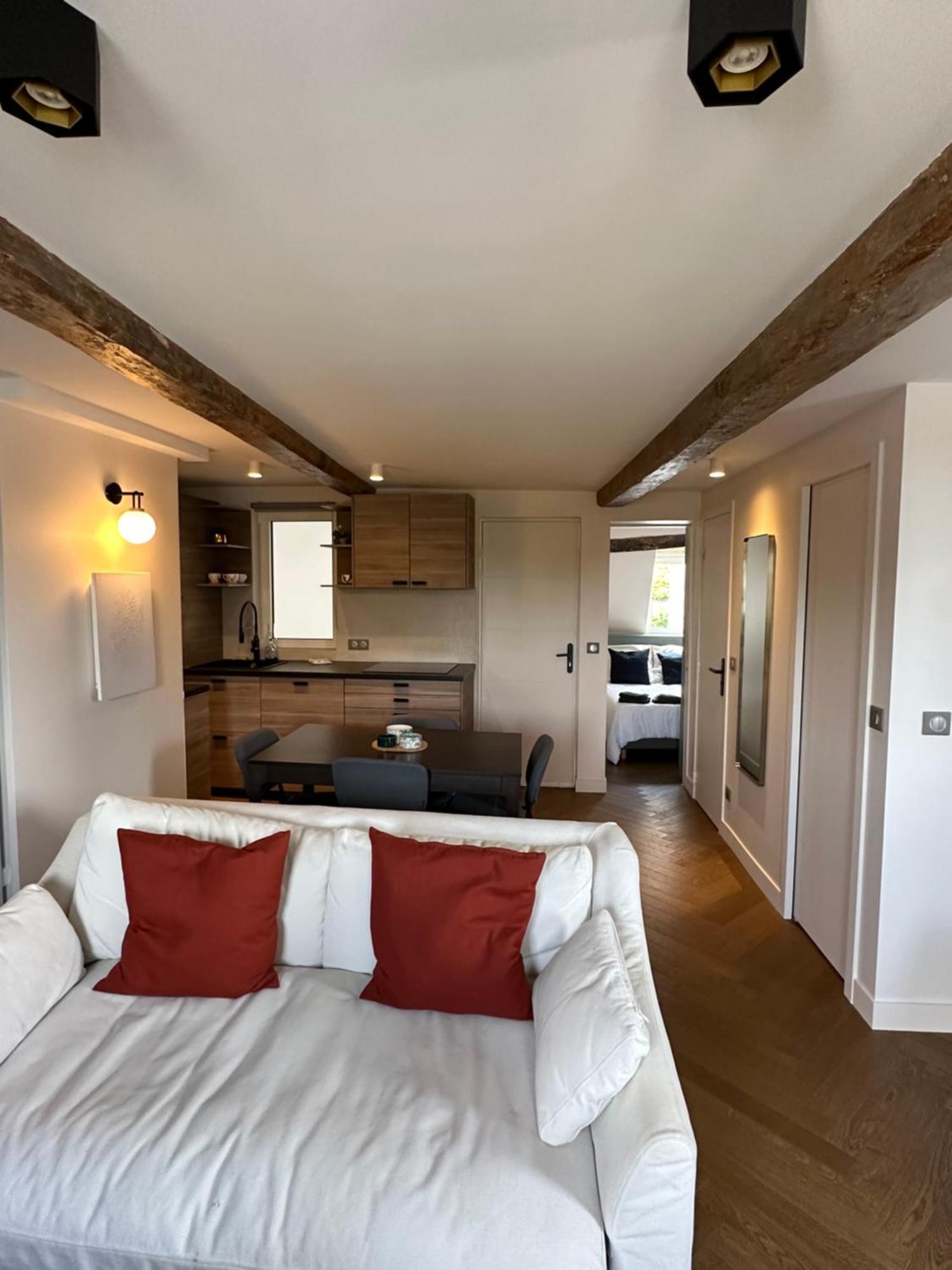 Appartement Les Hirondelles Honfleur Exterior foto
