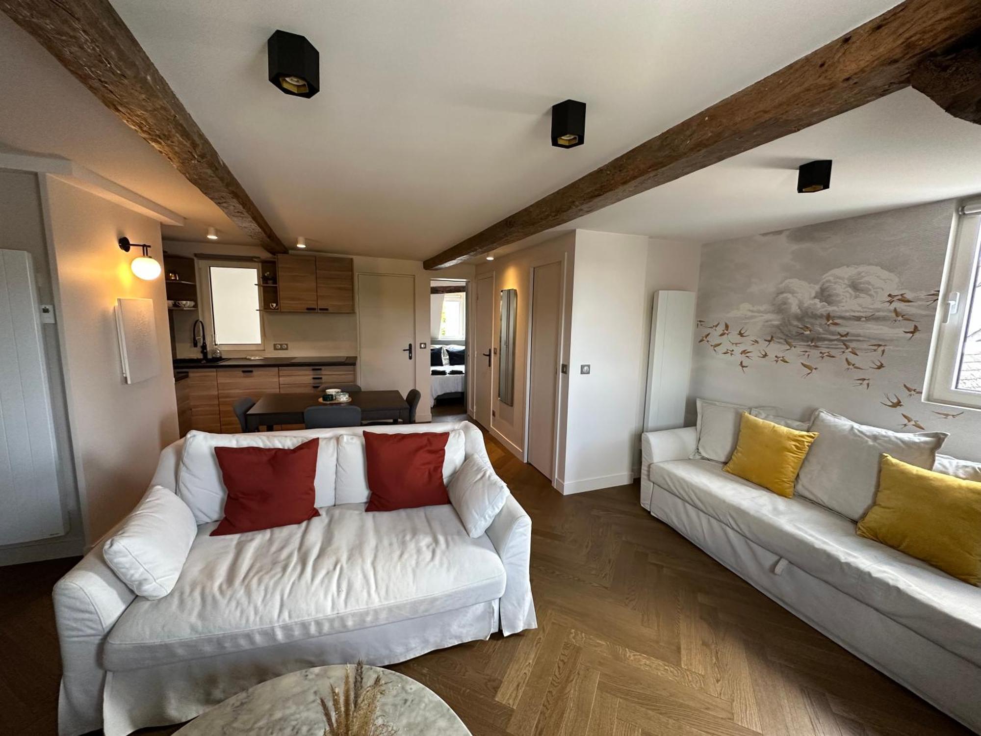 Appartement Les Hirondelles Honfleur Exterior foto