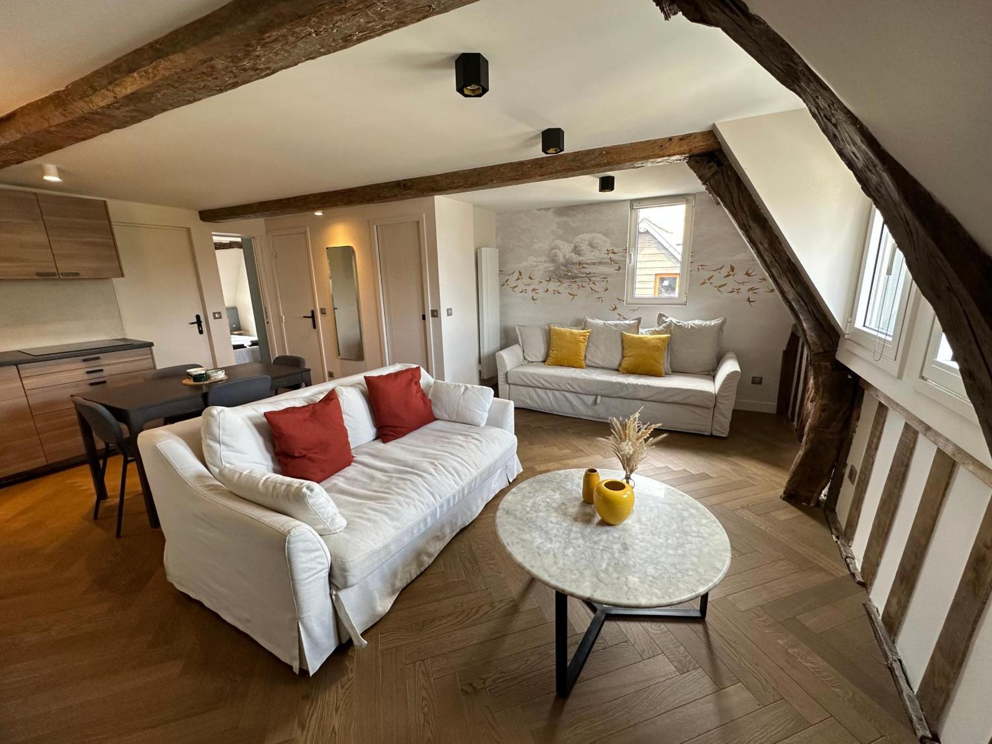 Appartement Les Hirondelles Honfleur Exterior foto