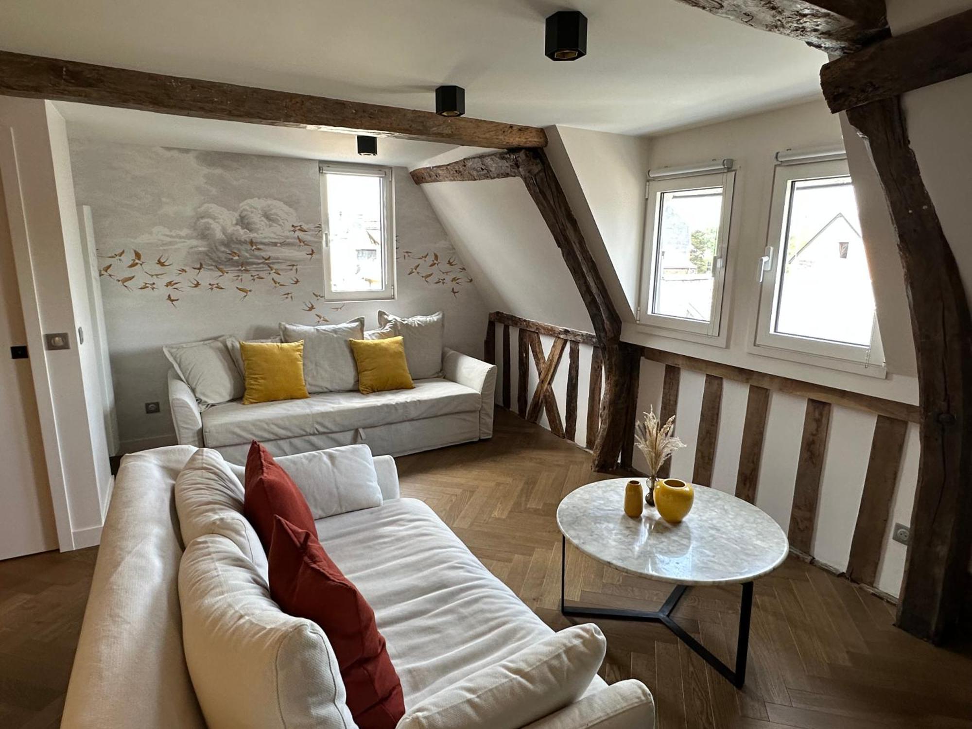 Appartement Les Hirondelles Honfleur Exterior foto